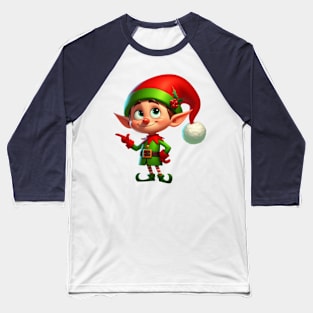 Santan's elf Baseball T-Shirt